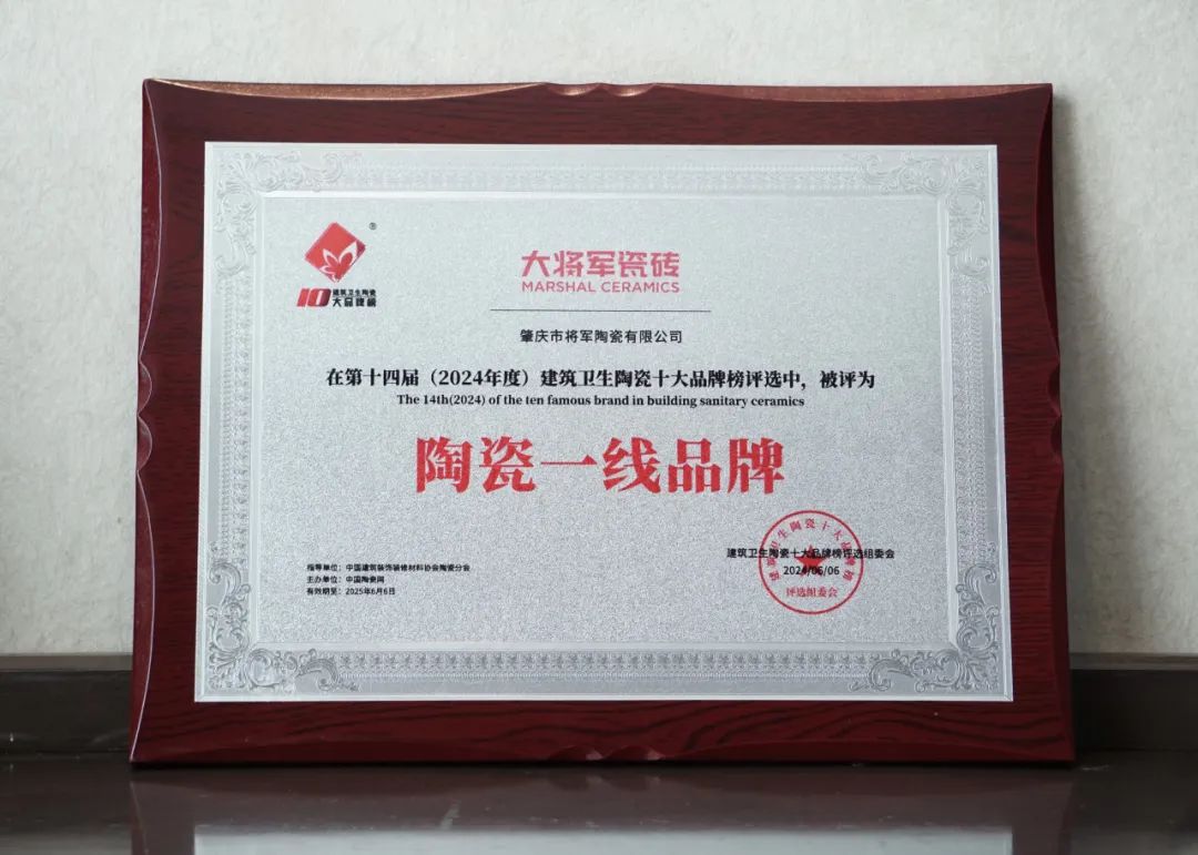 品牌標桿，綻耀不凡 ！恭喜大將軍瓷磚榮膺 “陶瓷一線(xiàn)品牌”、 “瓷磚十大品牌”兩大獎項(圖9)